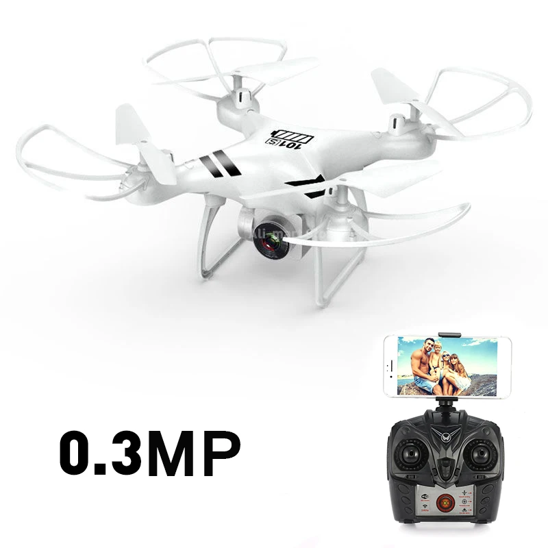 White 0.3MP camera KY101S Радиоуправляемый Дрон с камерой HD Wifi FPV удержание высоты один ключ возврат посадка без головы RC Квадрокоптер Дрон долгое время полета - Цвет: White 0.3MP camera