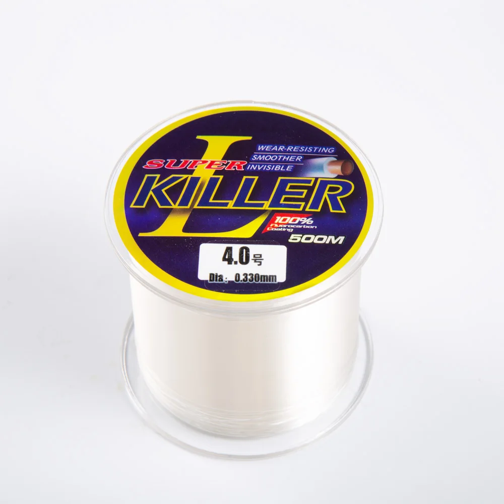 Zukibo 500m Fluorocarbon Coating Nylon Line 340lb Carp Fishing