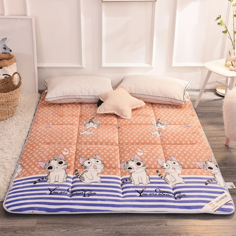 

GraspDream Flannel Mattress Tatami Mat 3~5cm Thickness for Bedroom Sleeping on Floor Mat Folding Mats for daily use