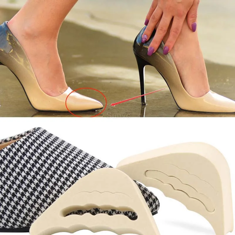 Женские туфли на высоком каблуке; женские туфли из губчатого материала; подстилки для ног