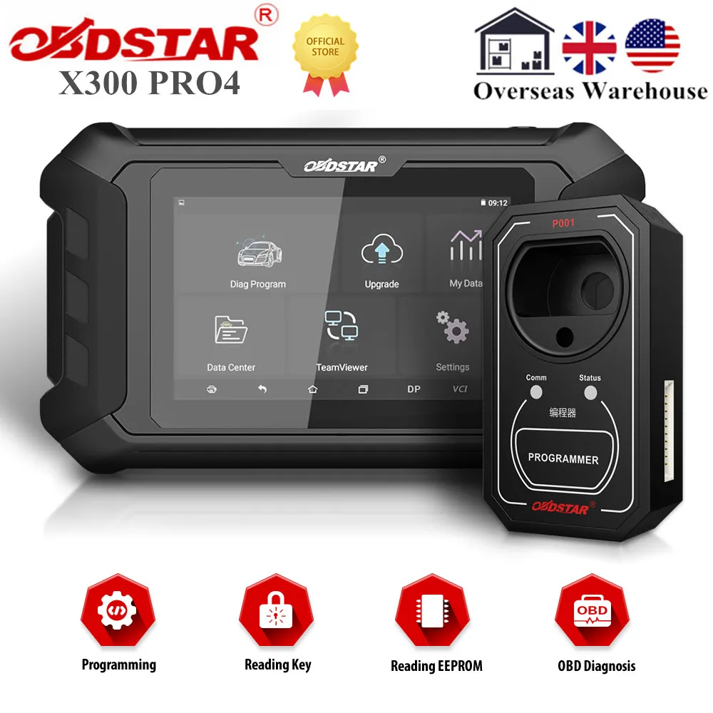 Программатор автомобильных ключей OBDSTAR X300 Pro4 Pro 4 кнопки Master 5 версия IMMO для
