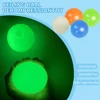 45/65mm Sticky Wall Ball Stress Relief Ceiling Balls Soft TPR Kids Decompression Toy Tossing Squash Ball Luminous Target Ball 4