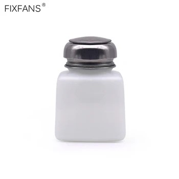 

FIXFANS 100ml White Empty Alcohol Liquid Bottle Dispenser Press Pump for Cell Phone Laptop Computer PCB Cleaning Repair Tool
