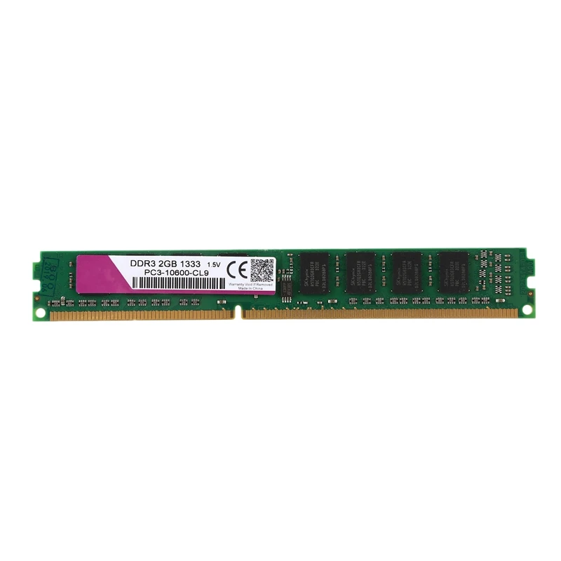 

DDR3 Ram PC3 1.5V Desktop PC Memory 240Pins for i-ntel High Compatible(2 GB,1333Mhz,10600U)