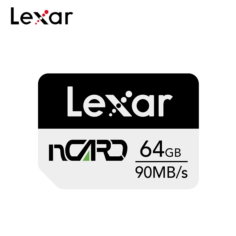 Новое поступление карта памяти Lexar Nano nCARD 64 ГБ 128 256 высокоскоростная макс. 90 МБ/с. NM