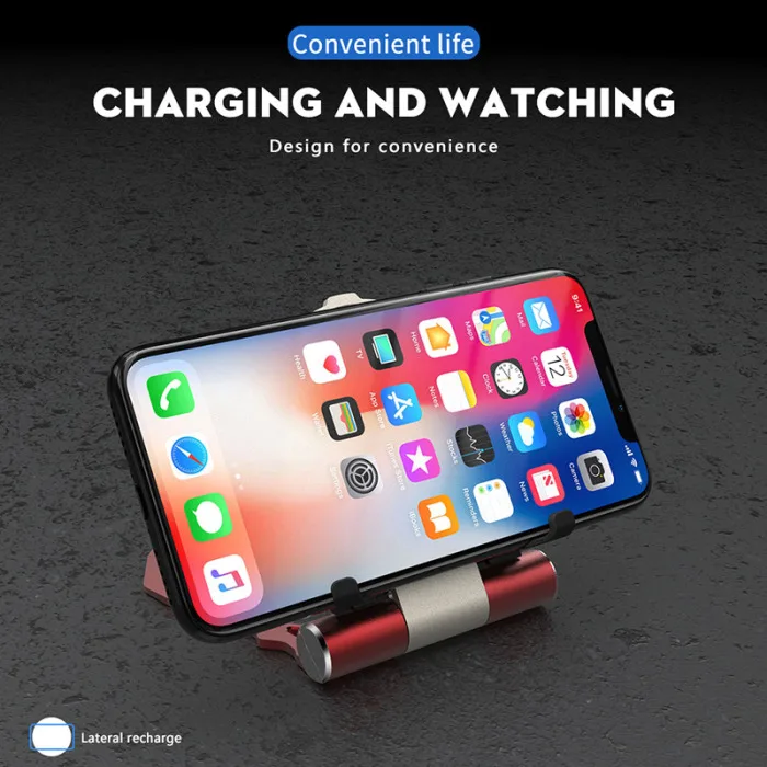 Беспроводное зарядное устройство Подставка для быстрой зарядки для iPhone XS Max 8 samsung S8 Note 9 NJ88