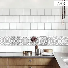 Cz070 классический европейский стиль плитка наклейки светлый цвет декоративные наклейки на стену с узорами домашний декор для гостиной спальни кухни