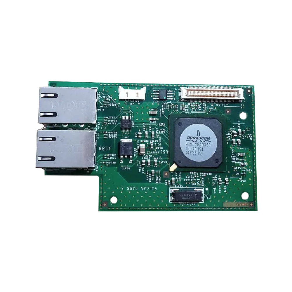 43V7073 69Y4509 для IBM x3550 x3650 m2 m3 двойной Порты и разъёмы RJ-45 Ethernet Дочерняя плата |