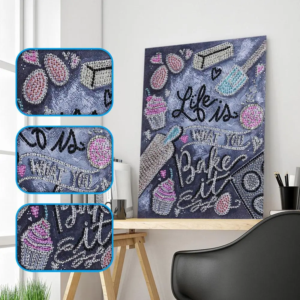 Алмазная живопись особой формы сделай сам 5D Набор для вышивки крестиком