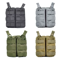 ActionUnion Тактический Подсумок 1000D нейлоновые двойные M4 Молл крепежный элемент для магазина сумки Сумка на застежках Военная страйкбол Пейнтбол Охота