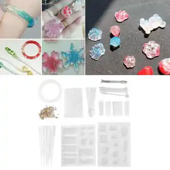 

Silicone Bracelet Casting Molds DIY Craft Jewelry Pendant Making Mold Tools Kit Accessories Jewelry Casting Molds for Women
