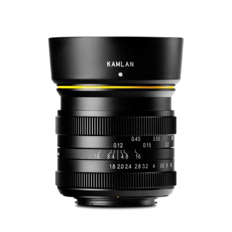Объектив с ручной фокусировкой KamLan 21 мм F1.8 диафрагмой для Olympus Panasonic APS-C |