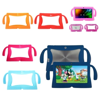 

7 Inch Soft Silicone Gel Cover Case For Q88 Android Kids Children Tablet PC A13 Pink