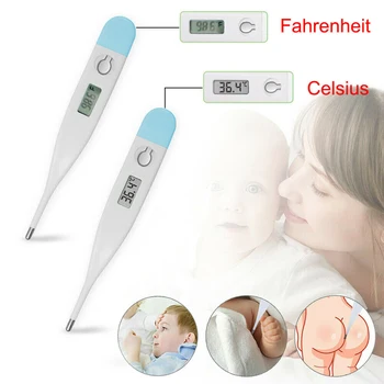 

Hot Sale Oral Electronic LCD Thermometer Digital Baby Adult Body Care Home Fevers Temperature Meter ED889
