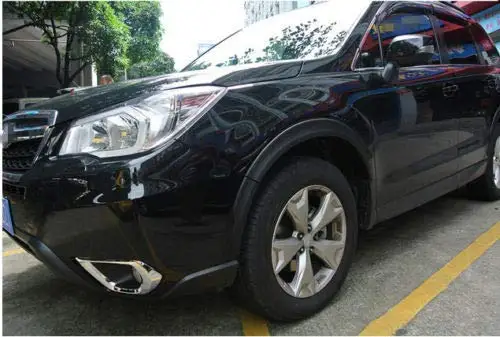 ITrims пластиковое черное крыло осветительные колеса арки 10 шт. для Subaru Forester 2013