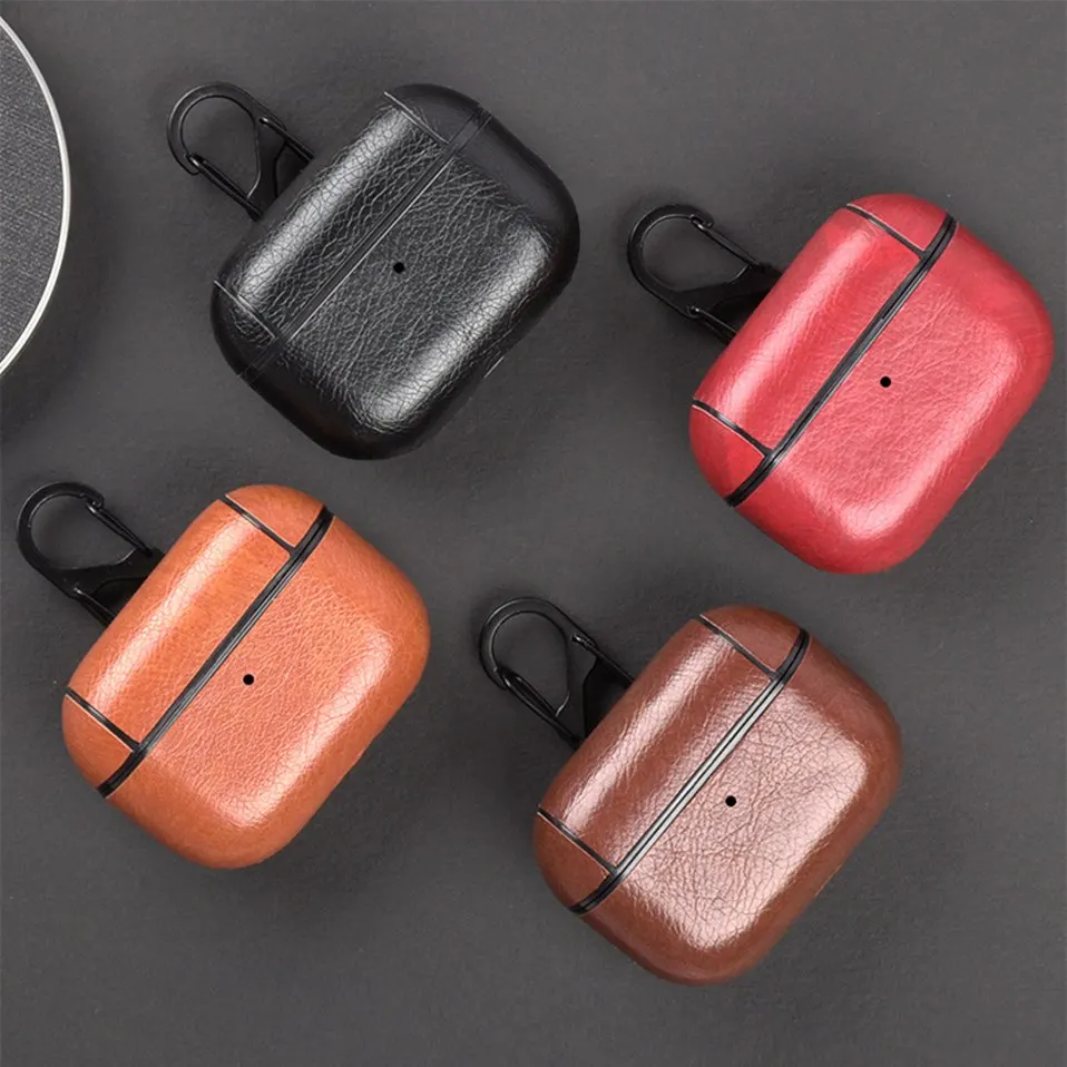 Чехол для Apple Airpods Pro 3 сумка из искусственной кожи чехол для зарядки Bluetooth чехол для наушников противоударный чехол для Airpods Pro 3