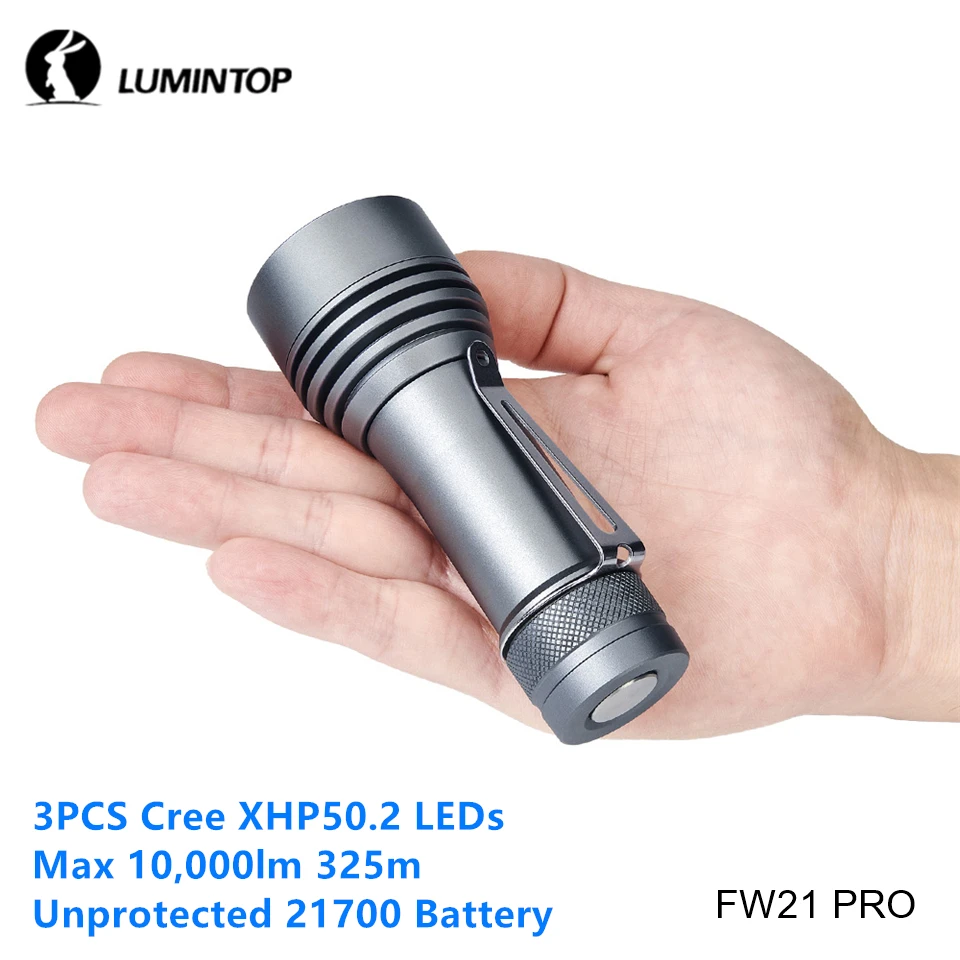 Светфонарь Lumintop FW21 PRO туристический 10000 лм 3 шт. Cree XHP50.2|Фонарики и осветительные
