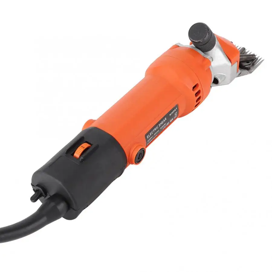 Grooming Scissors Set Portable 20 Teeth Adjustable Electric Sheep Clipper Wool Shearing Shears Machine Orange Dogs Grooming