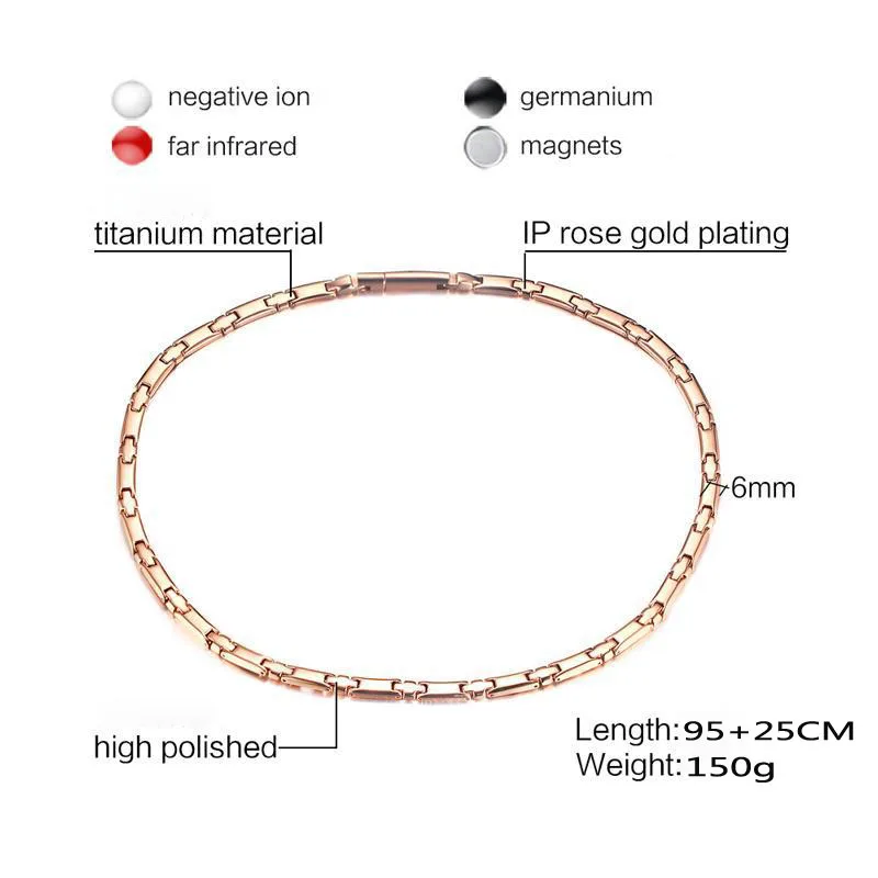 FXM ожерелье из нержавеющей стали L10 мужская 8 мм ширина 5 цветов магнит камень сталь Золото Цвет 95+ 25 см большая цепь для панк стиль