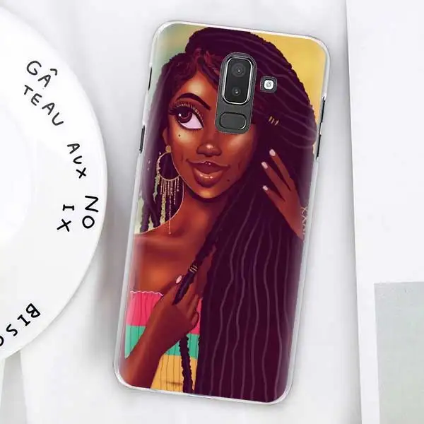 MELANIN POPPIN Чехлы для samsung Galaxy J4 Plus J6 Plus J8 J3 J5 J7 J5 Prime жесткий чехол - Цвет: 12