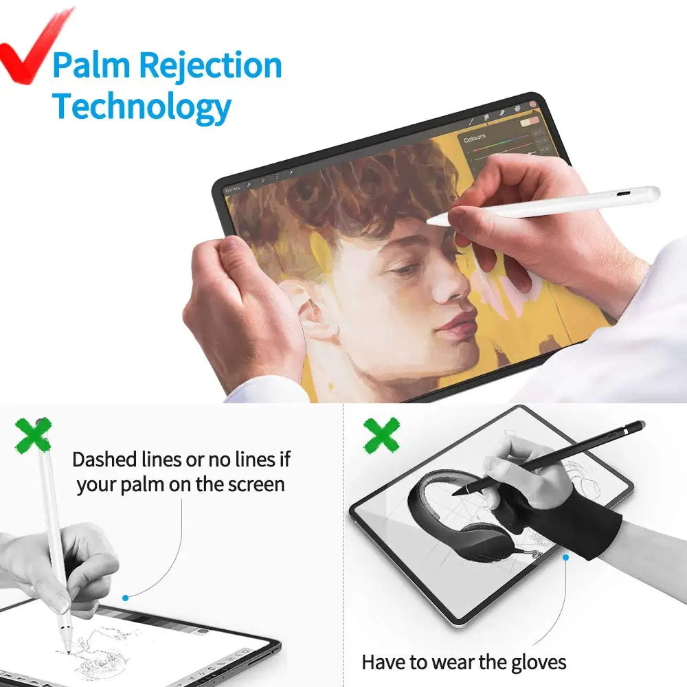 Для Apple Pencil 2 Touch Φ для 2019 iPad Pro 12 9 11 дюймов 10 2/2018 6th 7/Air 3 / Mini 5 с блокировкой