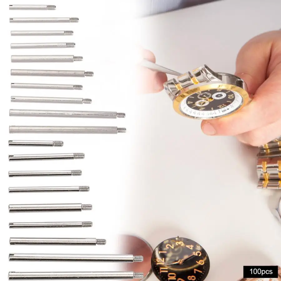 

Pro Metal 10 Sizes Watch Band Strap Screw Set Anti Corrosion Watch Repair Tool Accessories With Storage Box For Watchmakers