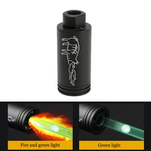 Paintball airsoft tracer mais leve unidade de marcador arma barril decorador efeito spitfire com fluorescência handgun airsoft acessórios