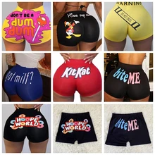 Pantalones cortos de verano para mujer, Shorts de poliéster con patrón impreso, informales, para deportes al aire libre, de cintura alta