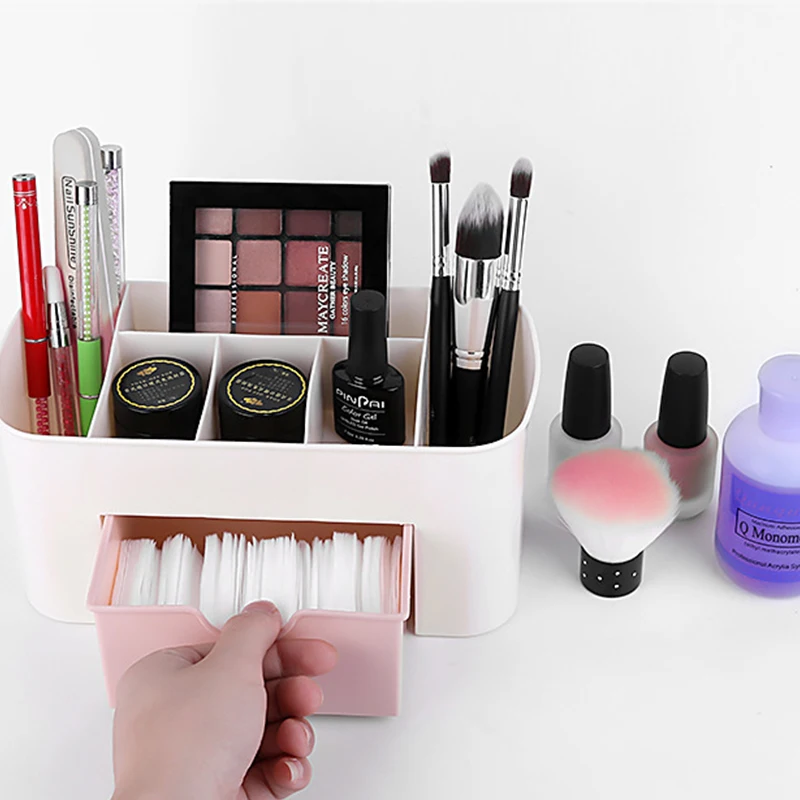 Коробка Для Хранения Чехол держатель для ящиков Органайзер для косметических маникюрных инструментов ювелирные изделия EY669