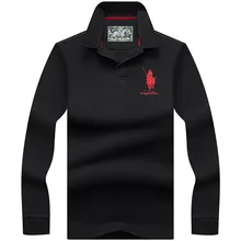 Новое поступление Мужская рубашка поло с длинным рукавом бренд Tace& Shark поло для мужчины пуловер мужская Повседневная рубашка с длинным рукавом