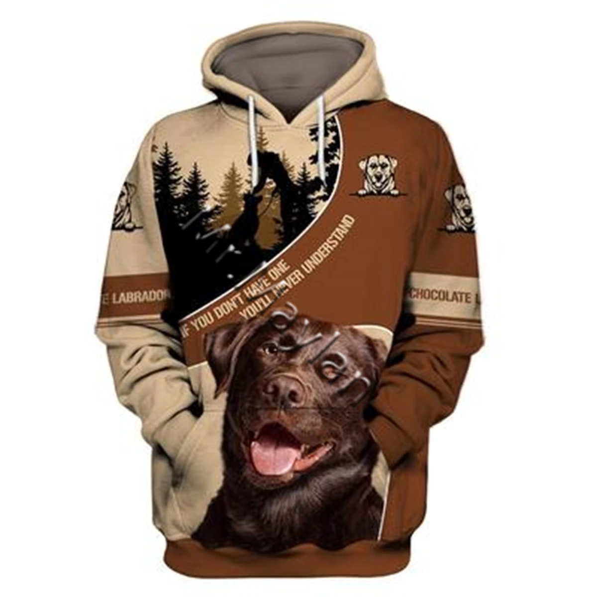 Unisex 3d Graphic Labrador Retriever Hoodie Sweatshirt Animal Hoodie Men/ women Casual Streetwear Sweatshirt Pullover A288 - Hoodies & Sweatshirts -  AliExpress