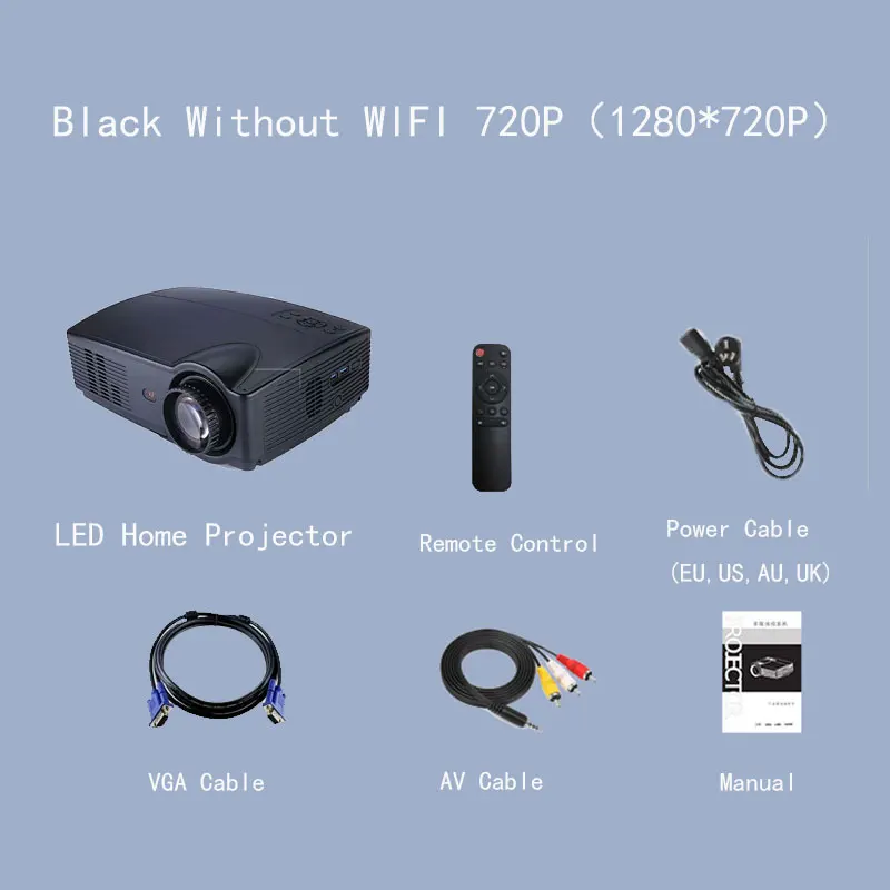 Full HD LED Projector Resolution 1920x1080P Android 6.0 WIFI Bluetooth for office Home Theater video Beamer Proyector apple projector Projectors