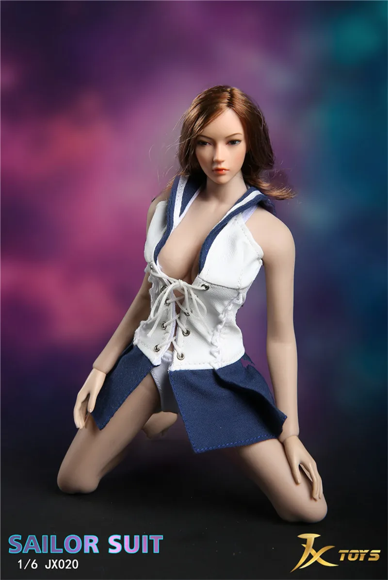 JXTOYS 020 1/6 сексуальный костюм моряка для 12 дюймов Женская Фигурка DIY