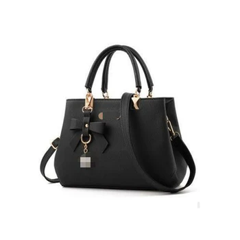 

2020 High Quality Hair Ball Deco Women Handbag Female Shoulder Bag Solid Messenger PU Leather Office Ladies Crossbody Bag