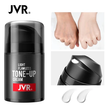 

JVR 50g Men Face Foundation Base Makeup Primer Natural Brighten Oil Control Concealer Full Coverage Foundation Cream Cosmetics