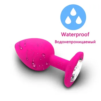 3Size Butt Anal Plug Sex Toys for Women Men Soft Silicone Erotic Massager Stimulator Dildo Vibrator Anal Toys Adult Product Plug 3