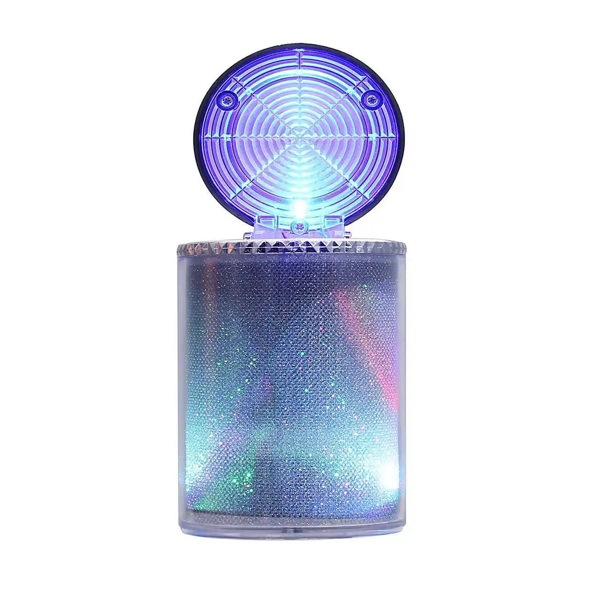 

Hot Sale Car Ashtray with LED Light Cigarette Ash Tray Container Smoke Ash Cylinder Holder Storage Cup