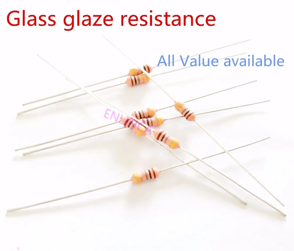 

10pcs RI40 1/2W 0.5w 22M 10M 50M 500M 30M 20M 100M ohm Glass glaze resistance Thick film resistors 1/2w