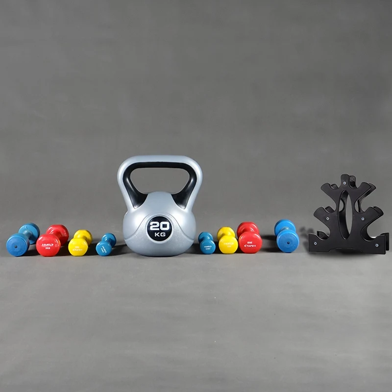 New Dumbbell Rack Stand 3 Tier Dumbbells Weights Handle Stand Holds 30 Pounds Fitness Gym Equipment Accessories dumbbell stand