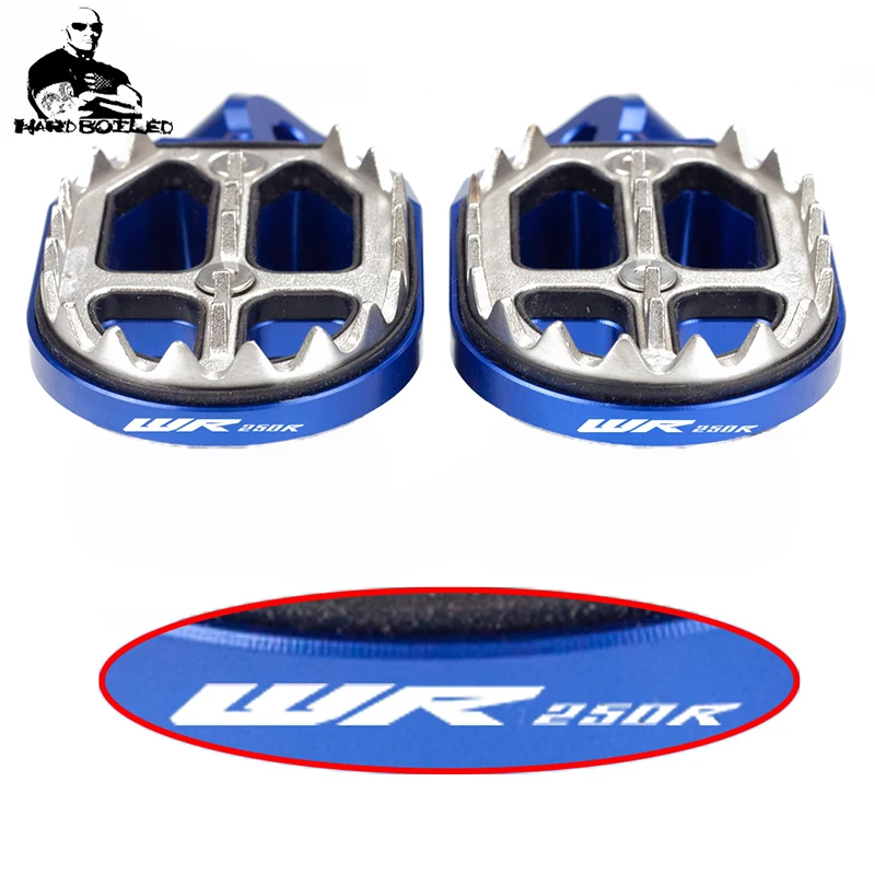 

1 Pair motorcycle rear passenger Foot Pegs pedals Footrests For Yamaha WR250X WR250R 2007-2020 2019 2018 2017 2016 WR250 R/X