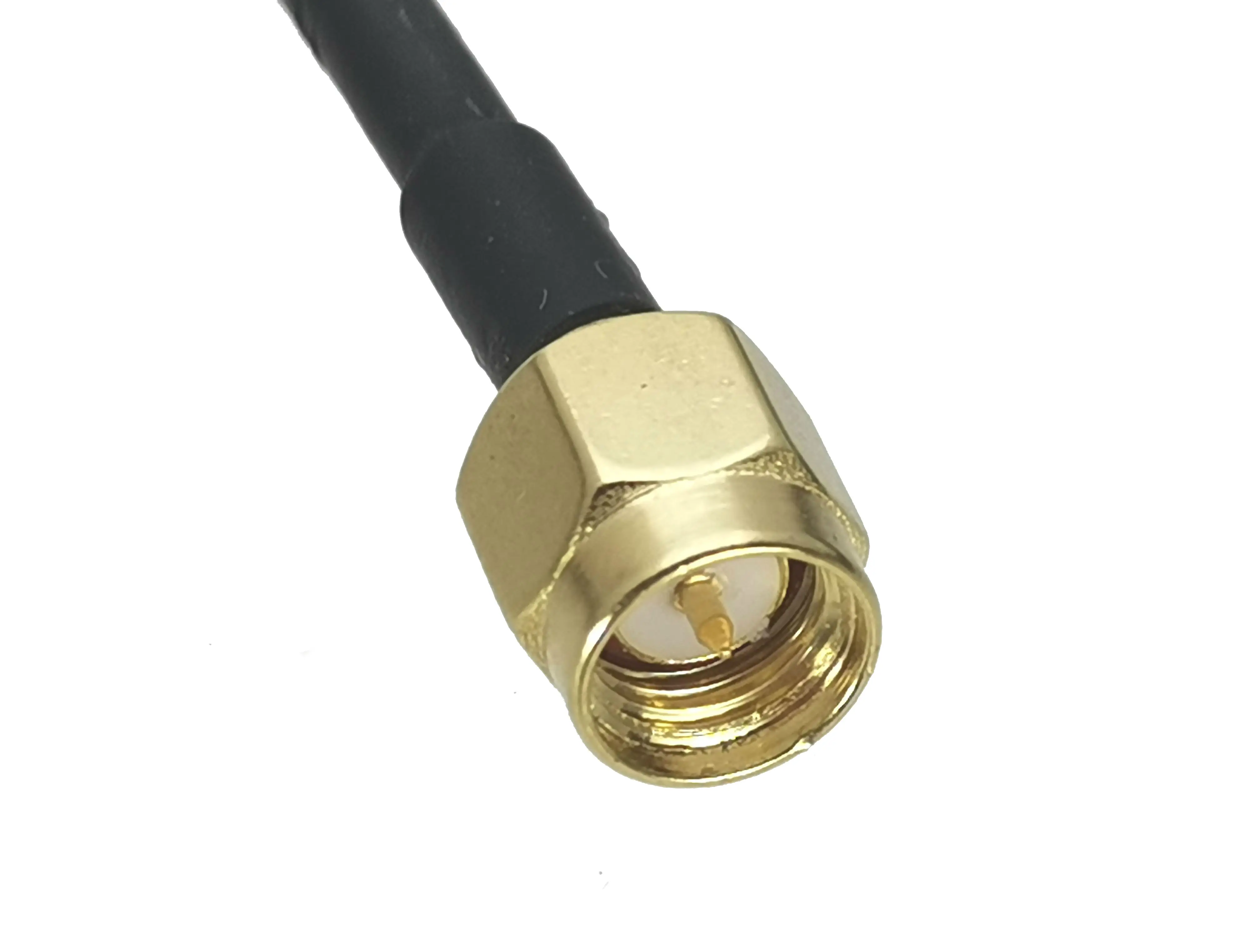 RG174 SMA Apaállat dugasz hogy SMA Nőnemű jacket Csavaranya Választófal csatlakozó RF coaxial Ugró Copf Vezeték számára Rádióadó antenne 4inch~10m