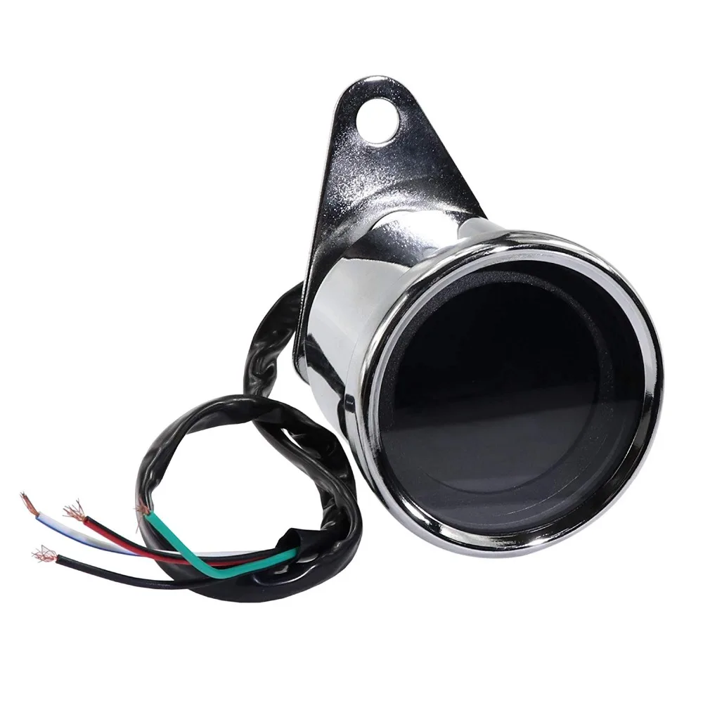 Светодиодный DC12V электронный Тахометр цифровой датчик мотоцикла Универсальная бытовая техника цифровой датчик мотоцикла спидометр