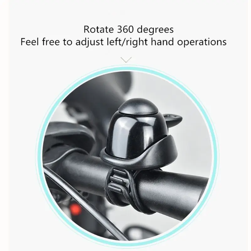 360&deg; Electric Scooter Bell For Nextdrive M365 Ninebot ES1 ES2 ES3 Universal Horn Outdoor Cycling Bicycle Bell Ringtone Crisp bicycle bell bicycle accessories bicycle horn