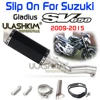 Slip-On Exhaust For Suzuki SFV650 SFV 650 Gladius 2009-2015 Motorcycle Exhaust Muffler Escape Modified Middle Pipe DB-killer