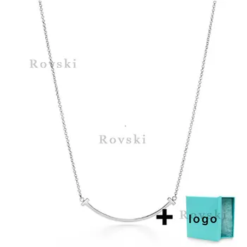 

XL TFX Rllen Sterling Silver Medium Smile Necklace is perfect for ladies party jewelry wholesale free shipping.