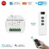 Tuya Smart Life WiFi RF433 Blind Curtain Switch with Remote for Electric Roller Shutter Sunscreen Google Home Alexa Smart Home