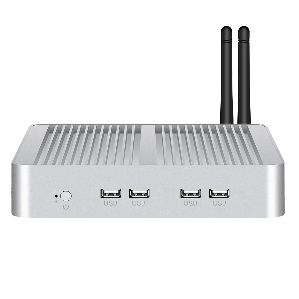 Мини-ПК i7-5500U I5 4200U J1900 2955U двойной LAN Win 10 8xusb HDMI VGA Wi-Fi Gigabit Ethernet 3g/4 аппарат не привязан к оператору сотовой связи безвентиляторный мини настольный компьютер