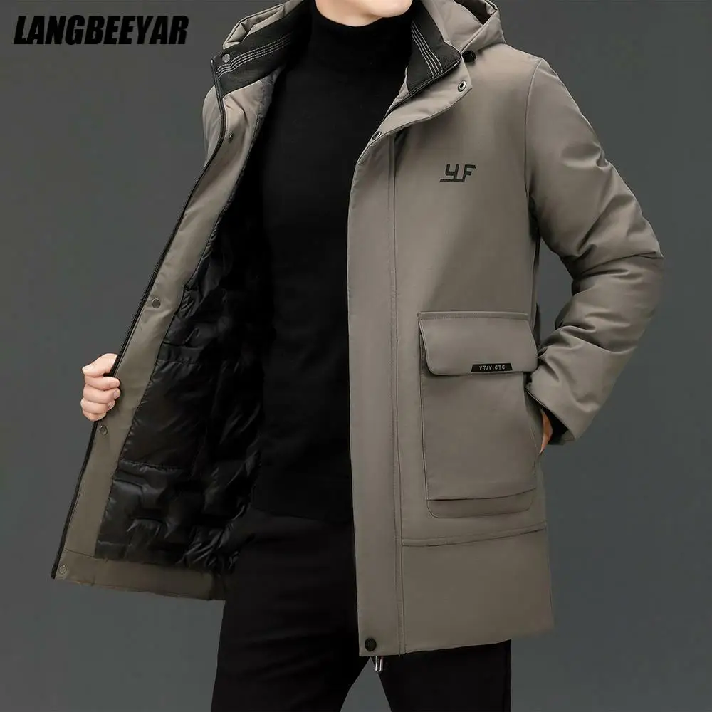 Designer Hooded Winter Great Jacket Men Warm Canada Maple leaf Popular  Design Coats Parkas With Hat Overcoats Male Clothing 8090