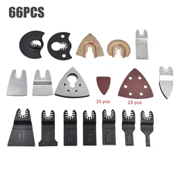 

66PCS Oscillating Saw Blades Kits Multifunctional Electric Tool Accessories For Wood Metal Plastic Power Tools Accessories