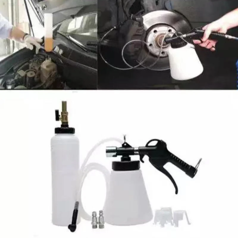 1L 0.75L Capaciteit Auto Remontluchter Pompen Vloeistof Pomp Kit Olie Veranderen Purge Tank Buizen Reparatie Tools Truck Auto Ac